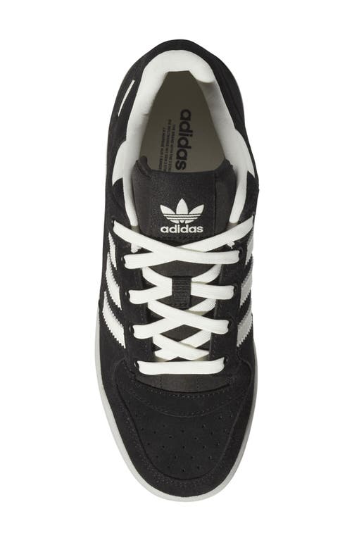 Shop Adidas Originals Adidas Forum Low Basketball Sneaker In Black/ivory/sand Strata