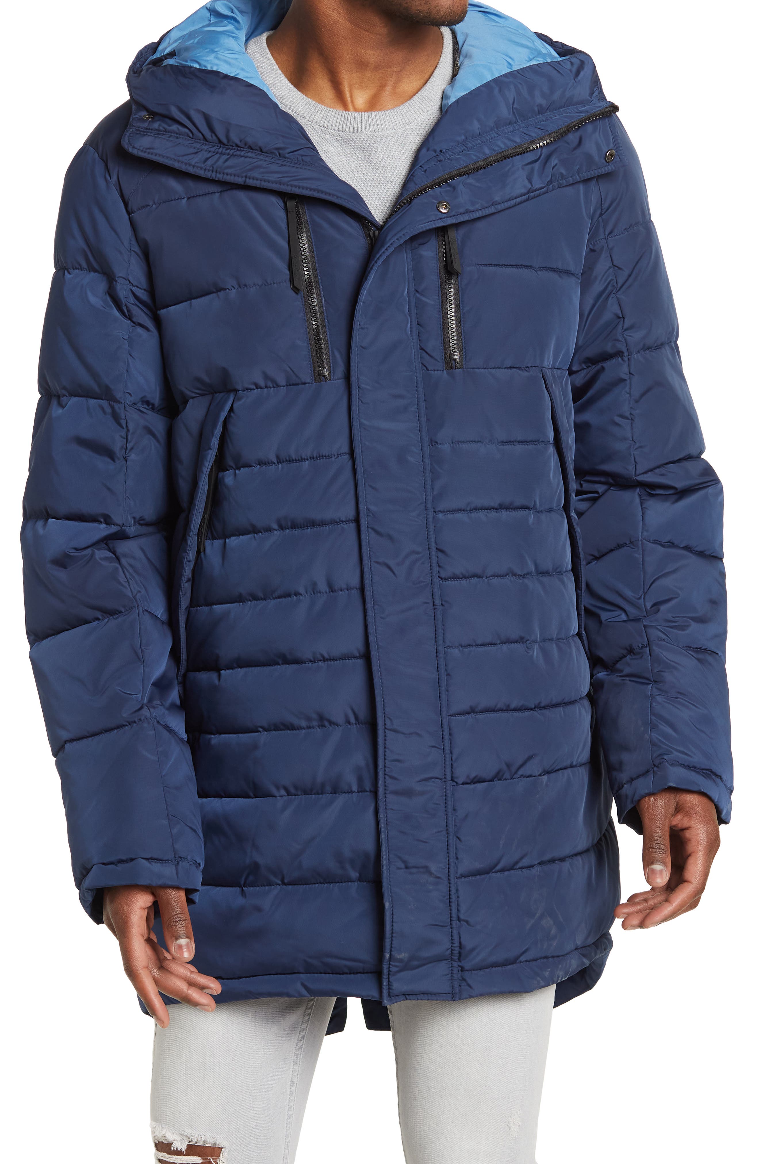 puffer jacket knee length