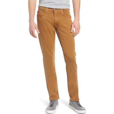 Paige Transcend - Federal Slim Straight Leg Jeans, Brown