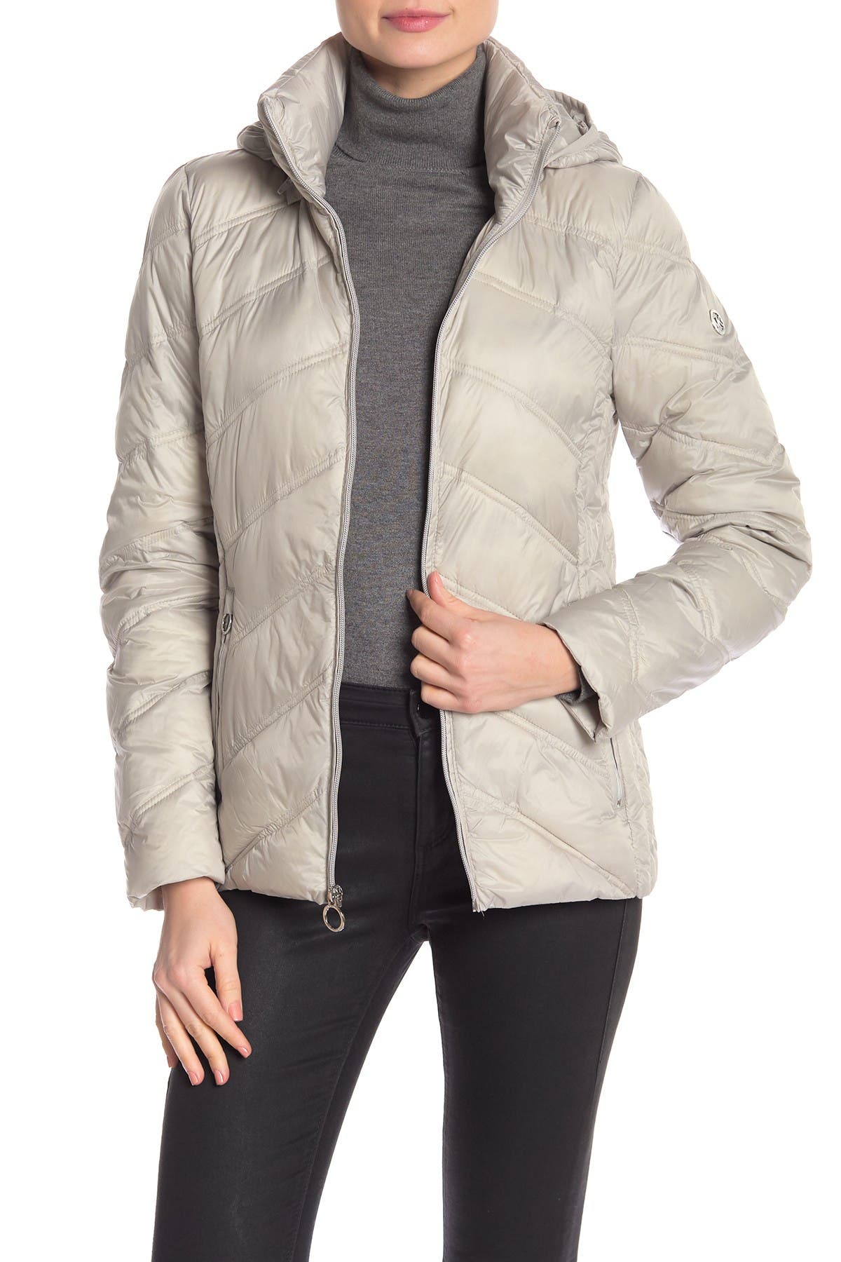 Michael Michael Kors Missy Chevron Puffer Jacket Sale, SAVE 56%.