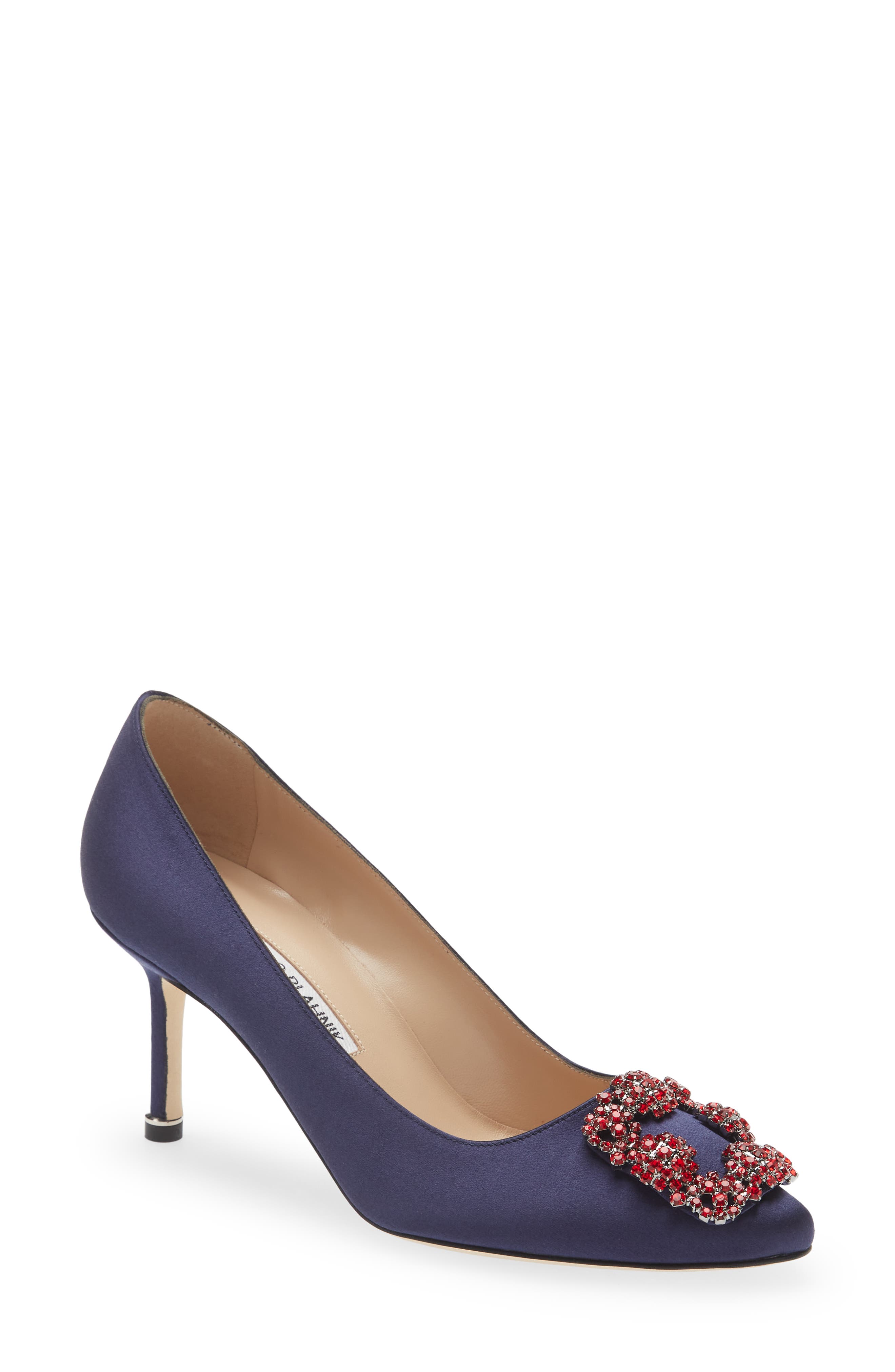 MANOLO BLAHNIK BORDOSLI ディープブルー