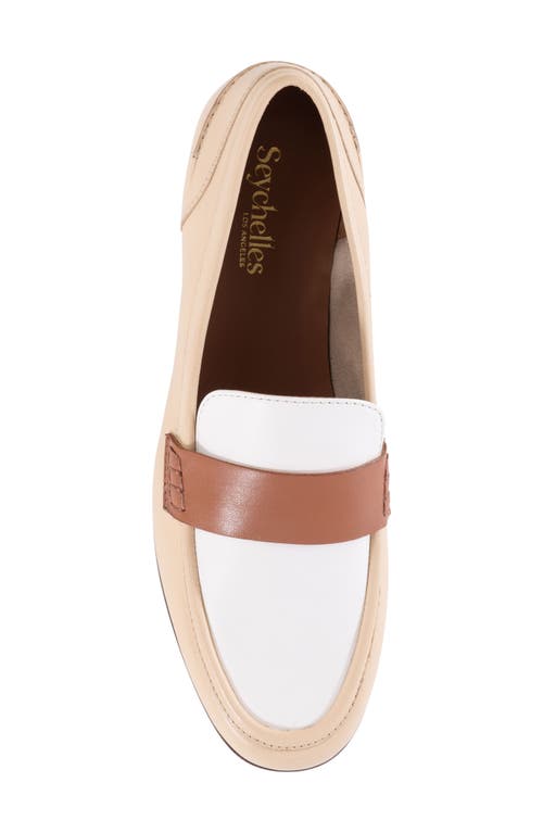 Shop Seychelles Sooner Or Later Loafer In Tan/brown Leather