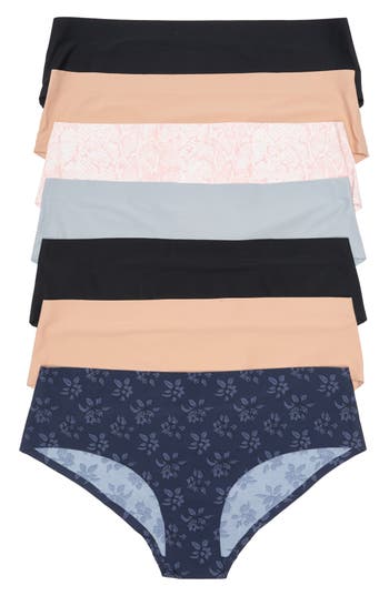 Shop Honeydew Intimates Liz 7-pack Hipster Panties In Basics1