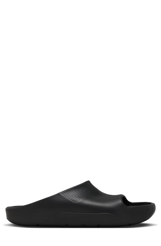 Nike Post Slide Sandal In Black/ Black