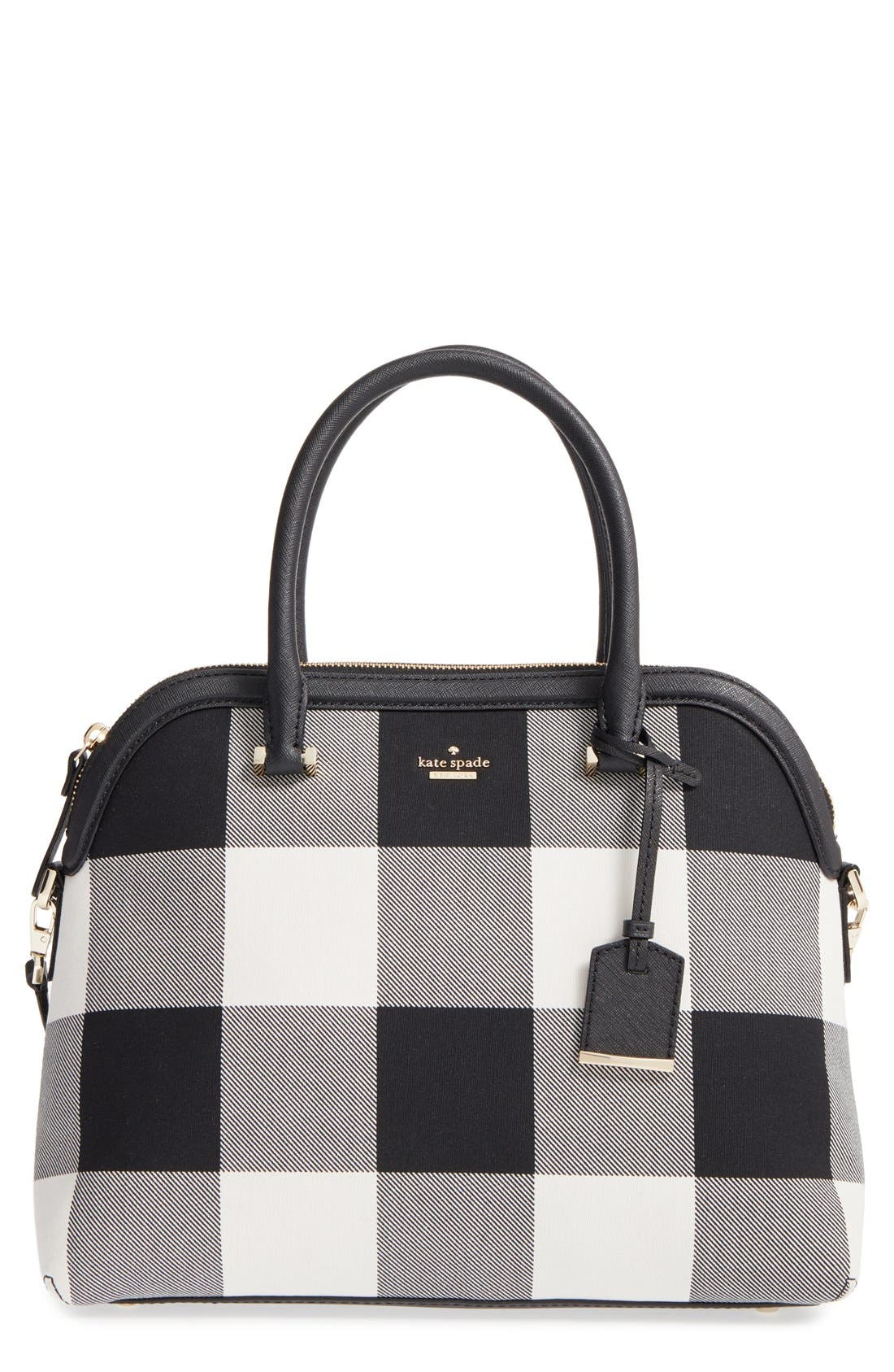kate spade new york 'cameron street plaid margot' tote Nordstrom