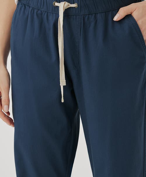 Shop Pact Organic Cotton Daily Twill Pant In French Navy