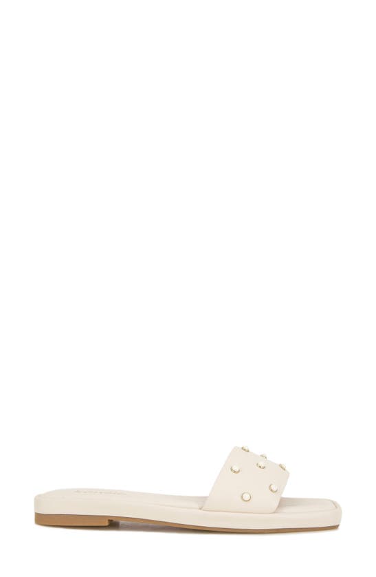 Shop Kensie Valery Slide Sandal In Off White