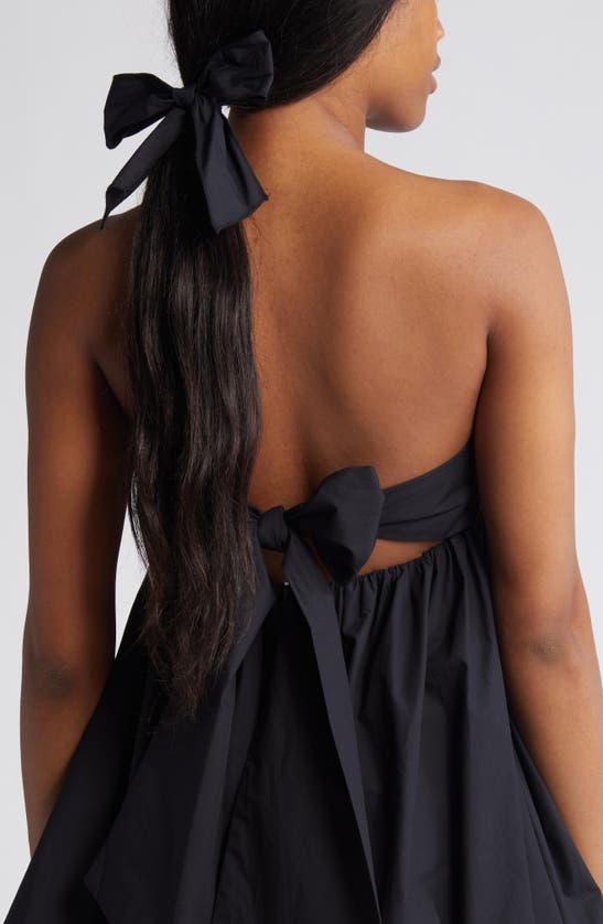 Shop Bp. Strapless Bubble Hem Minidress In Black Night