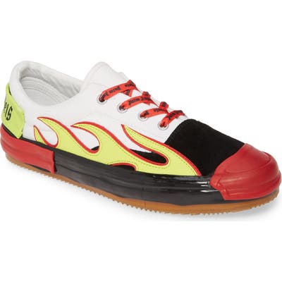 Palm Angels Flame Sneaker, Yellow