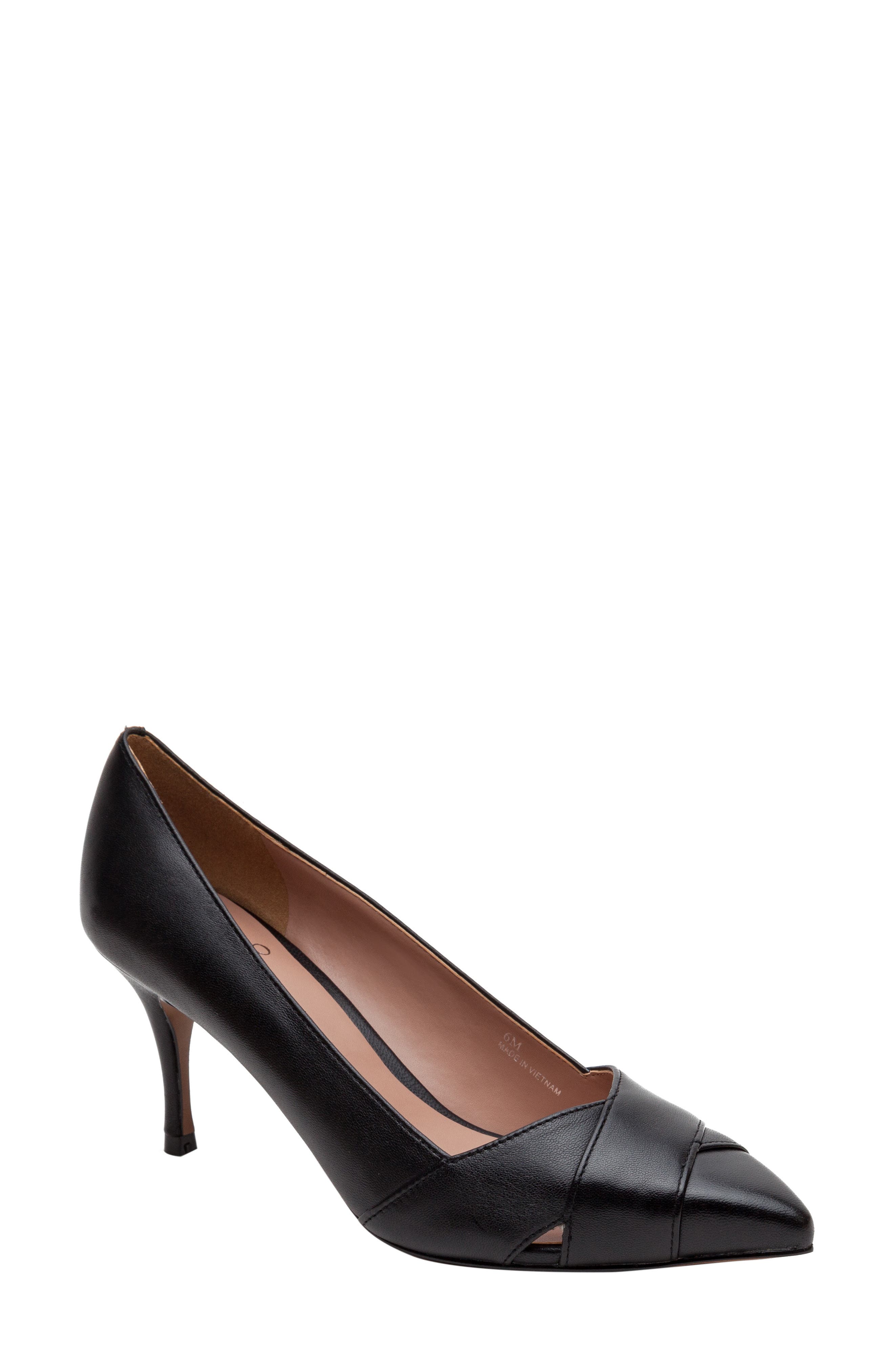 Linea Paolo Palos Pointed Toe Pump in Black