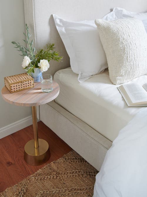 Anaya Cozy Cotton Boucle Pillows Cover Only In White
