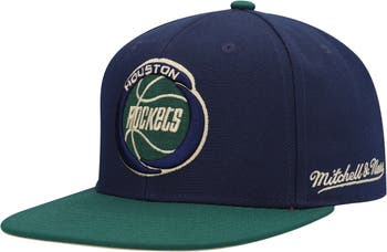 Men's Mitchell & Ness Navy/Green Los Angeles Lakers 35th Anniversary  Hardwood Classics Grassland Fitted Hat