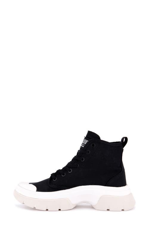 Palladium Pallawave High Top Sneaker In Black/marshmallow