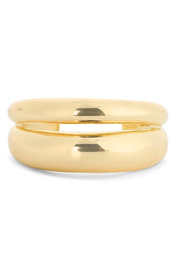 Eye Candy Los Angeles Tuscon Cuff Bracelet In Gold
