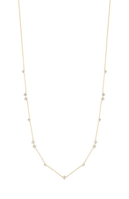 Bony Levy Liora Diamond Station Necklace in 18K Yellow Gold at Nordstrom