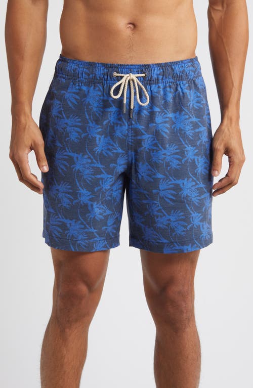 Fair Harbor The Bayberry Swim Trunks Navy Windy Palms at Nordstrom,
