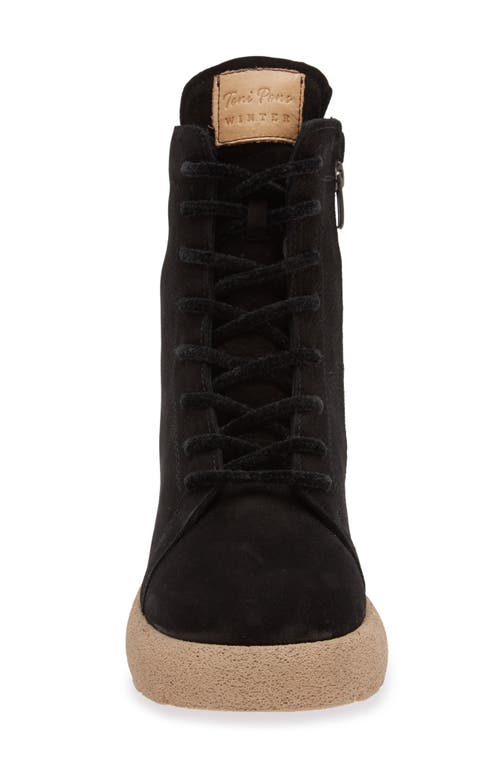 Toni Pons Dasha Lace Up Bootie In Black