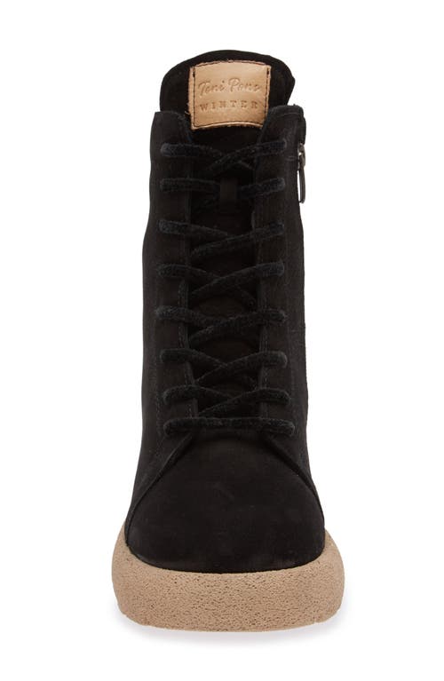 Shop Toni Pons Dasha Lace Up Bootie In Black