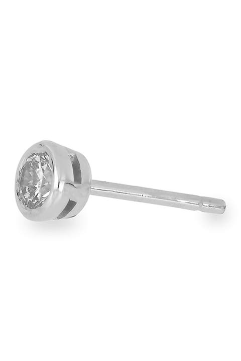 Single Bezel Set Diamond Stud Earring - 0.37 ctw (Nordstrom Exclusive)