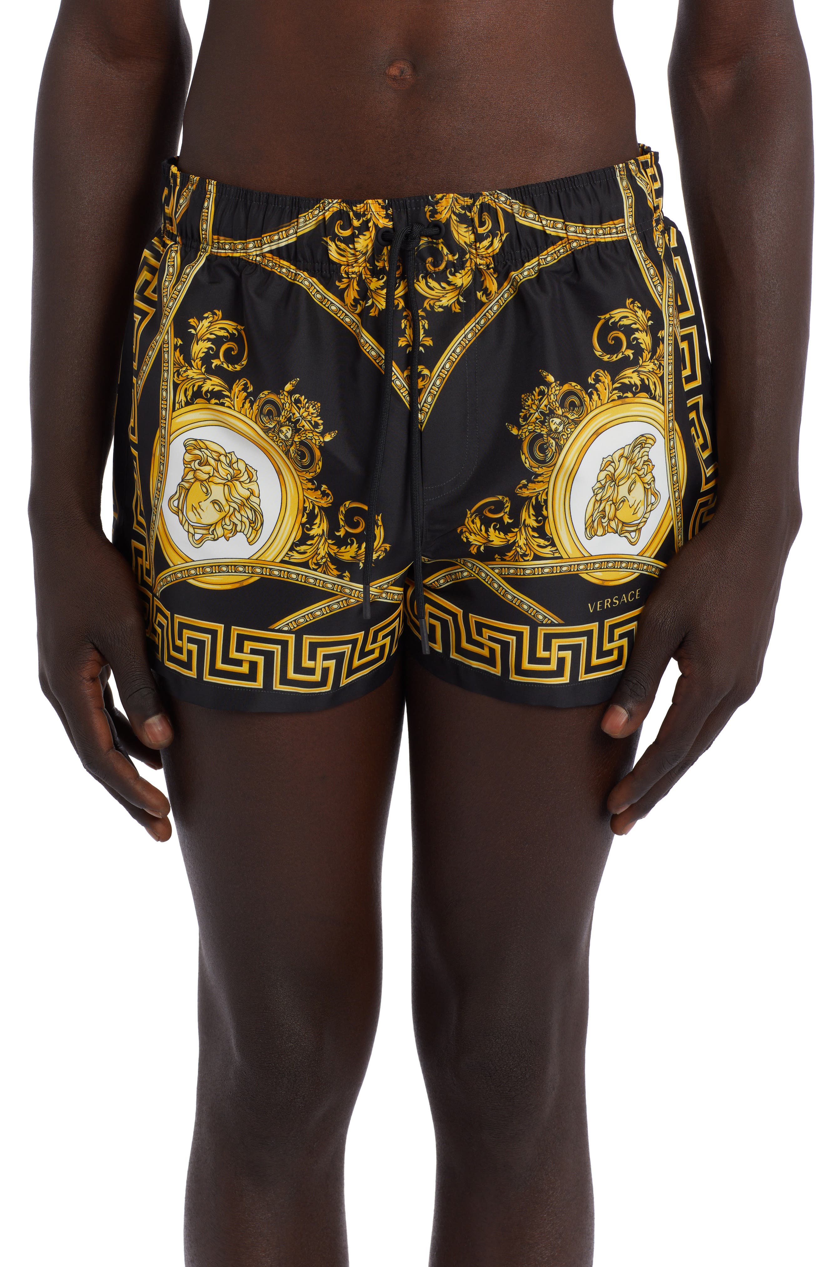 versace men's silk boxers