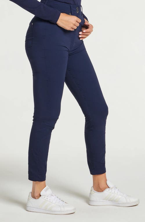 Shop Anatomie The Andrea Contrast-panel Legging In Navy