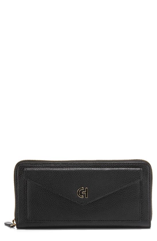 COLE HAAN GRAND AMBITION TOWN LEATHER CONTINENTAL WALLET
