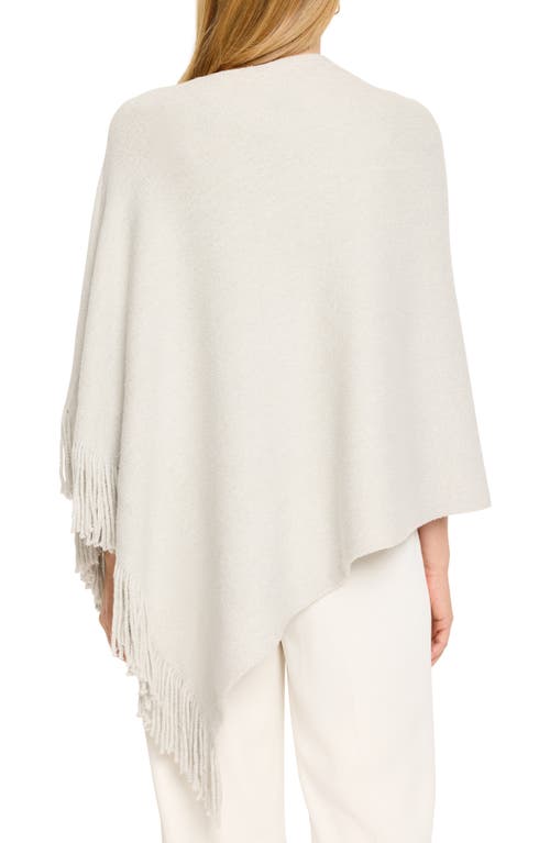 NIC + ZOE NIC+ZOE GO TO METALLIC FRINGE TRIM PONCHO 