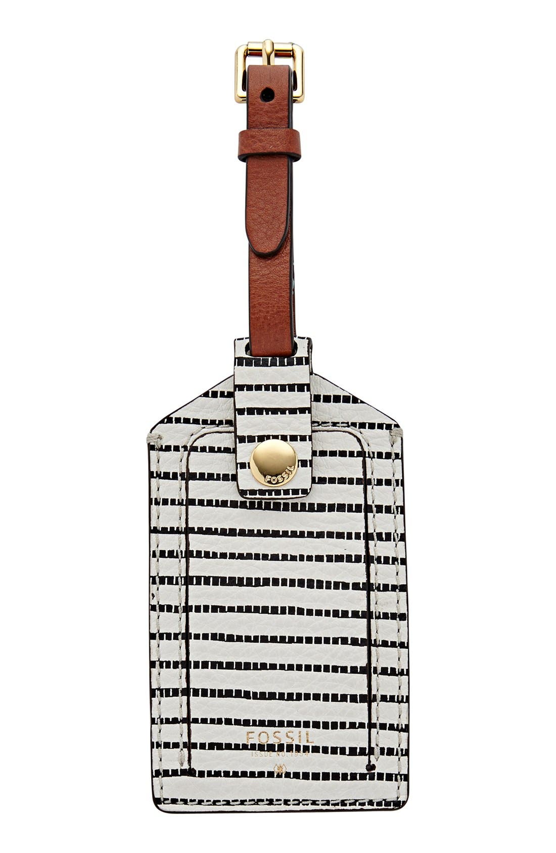 fossil luggage tag