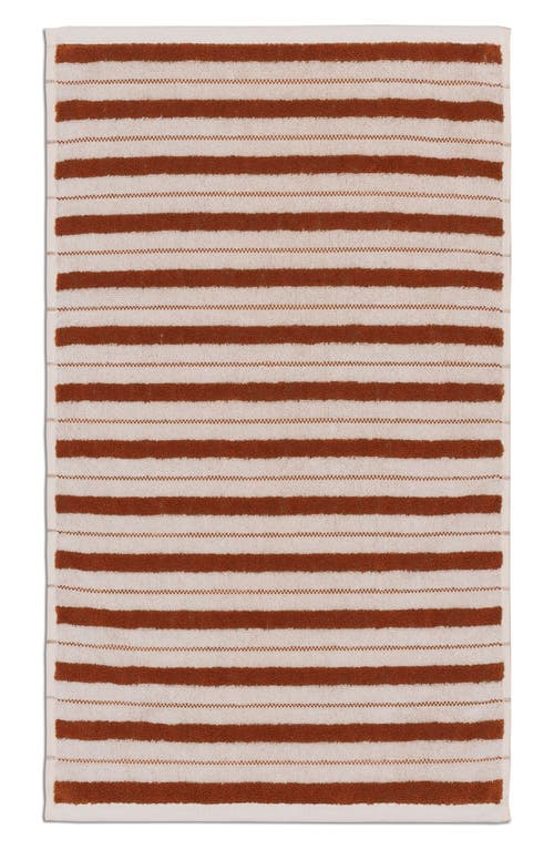 Shop Baina San Luis Organic Cotton Hand Towel In Fuyu/chalk