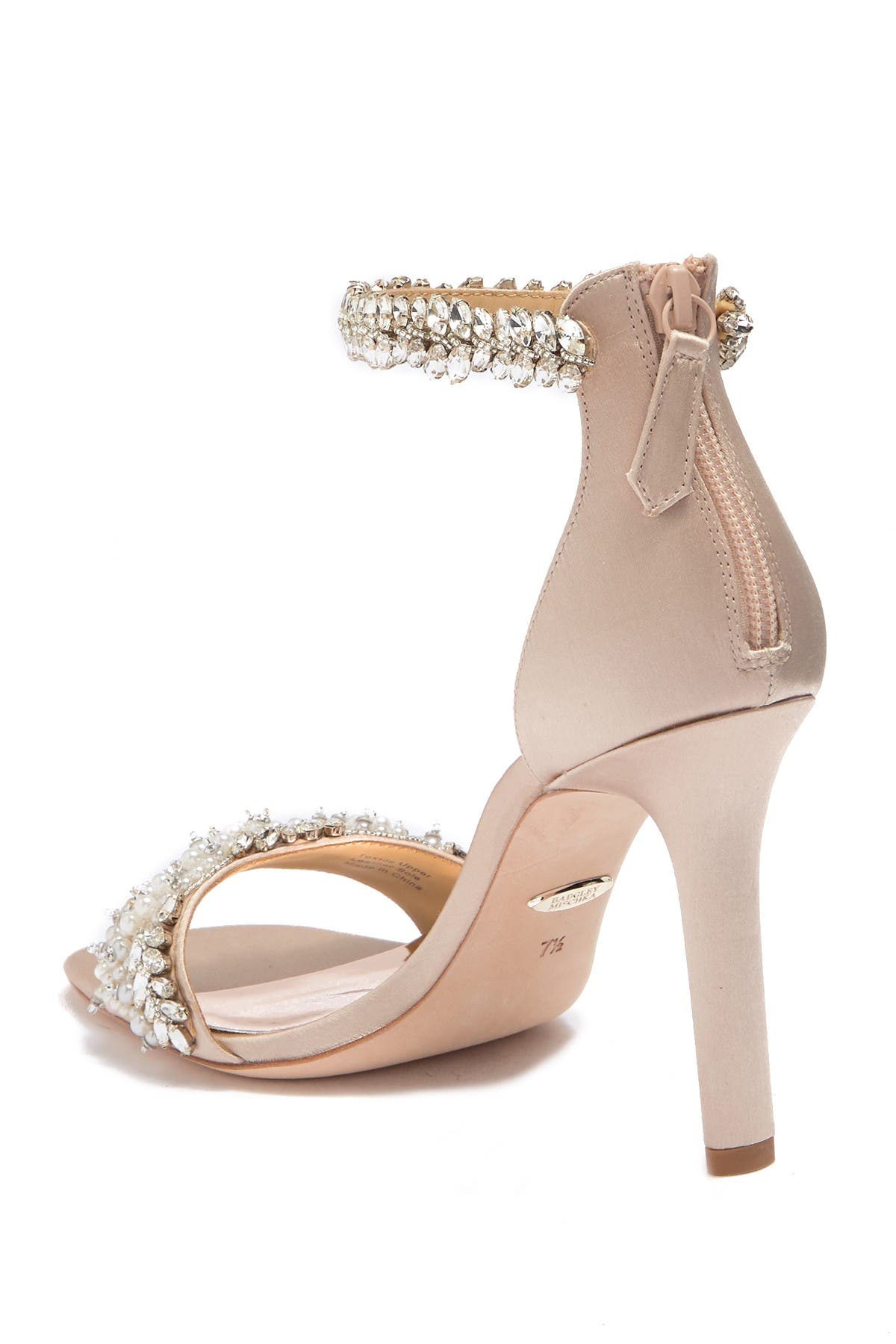 fiorenza embellished ankle strap evening shoe