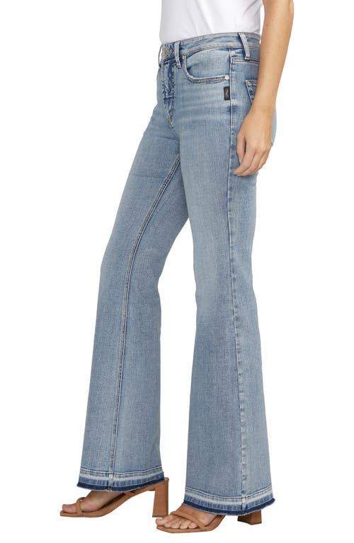 Shop Silver Jeans Co. Most Wanted Release Hem Flare Jeans In Indigo
