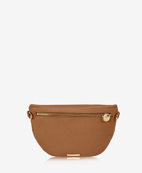 Gigi New York Beck Sling Leather Shoulder Bag In Tan