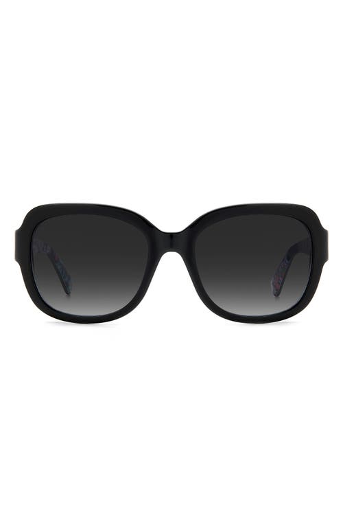 Kate Spade New York Laynes 55mm Gradient Sunglasses In Black