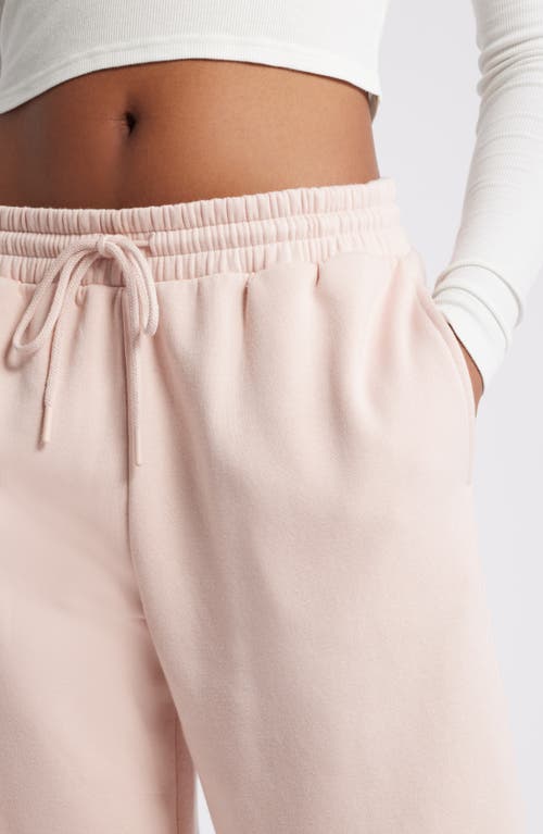 Shop Bp. Oversize Fleece Joggers In Pink Sepia