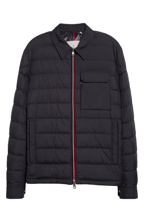 Shop Moncler Fazzon Down Jacket In Blue