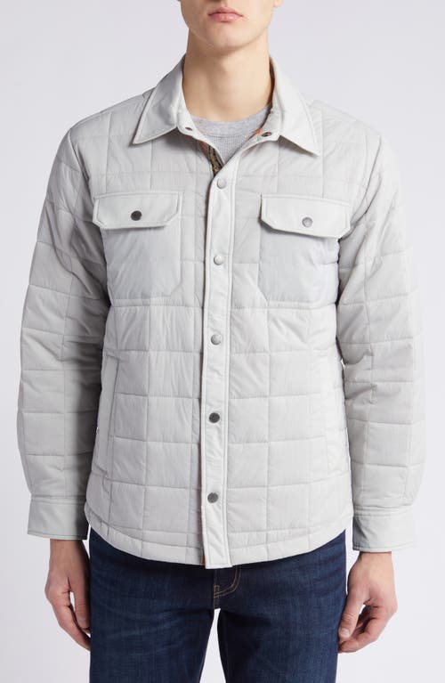 Shop Pendleton Arroyo Quilted Shirt Jacket In Fog