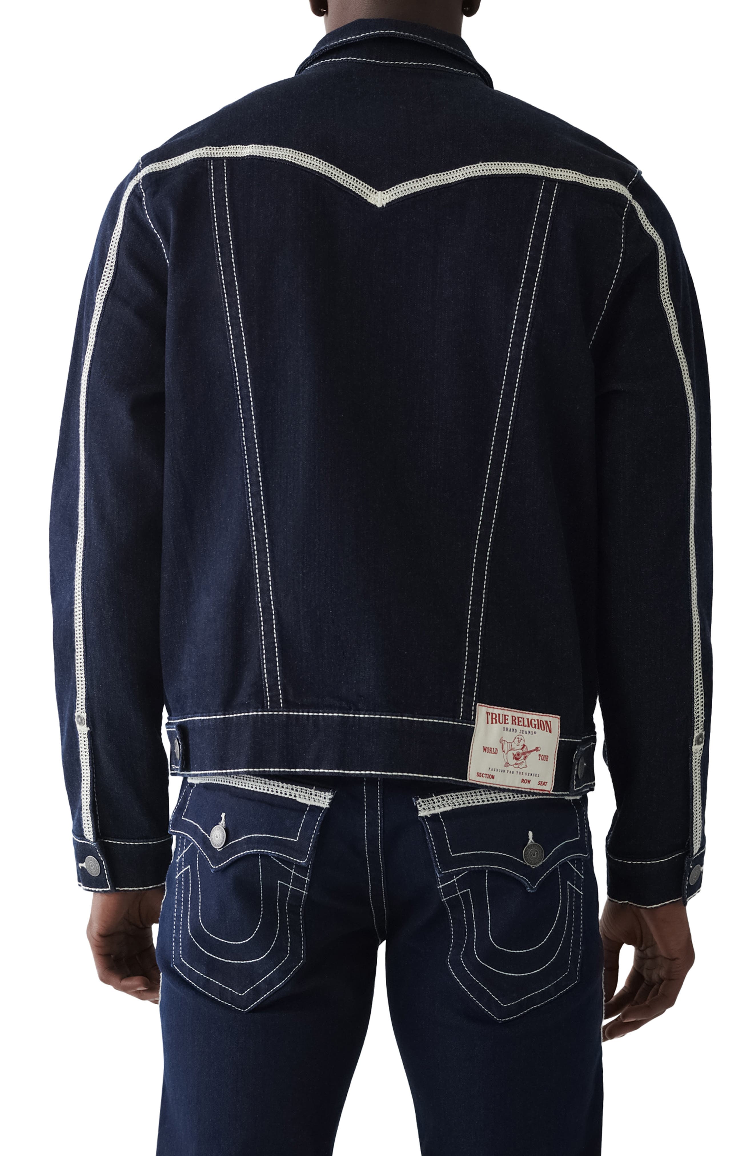 True Religion Brand Jeans Jimmy Flatlock Trucker Jacket Nordstrom