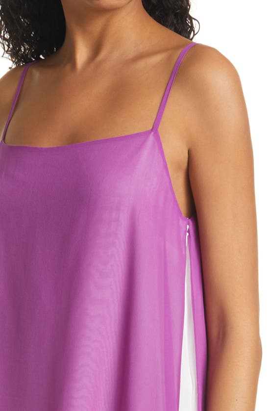 Club Monaco Cloud Silk Slipdress In Dahlia