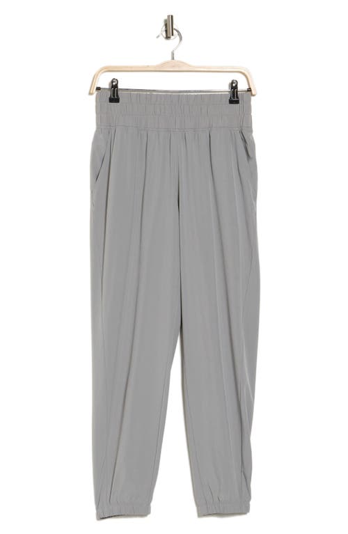 Shop Z By Zella Interval Woven Track Pants In Grey Ultimate