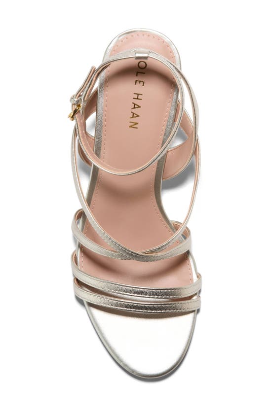 Shop Cole Haan Addie Strappy Sandal In Soft Gold