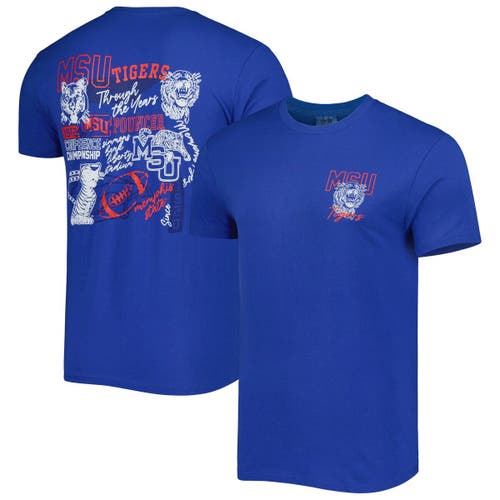IMAGE ONE Men's Royal Memphis Tigers Through the Years T-Shirt