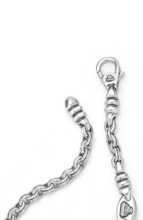 Lagos Anthem Double Link Chain Bracelet In Silver