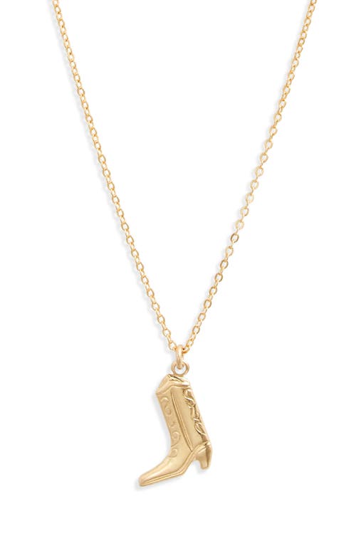 Houston Pendant Necklace in Gold