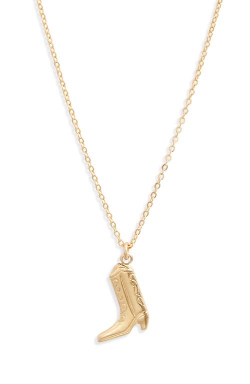 Set & Stones Houston Pendant Necklace In Gold