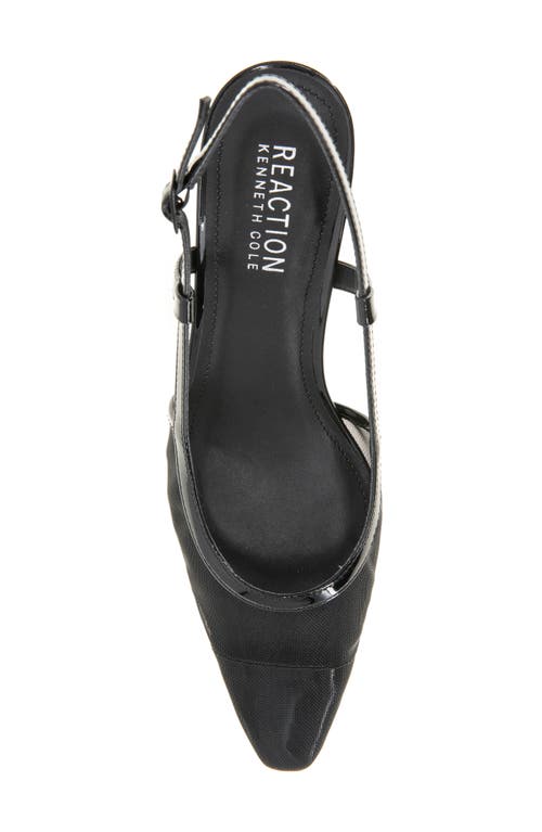 Reaction Kenneth Cole Maggie Mesh Slingback Pump In Black Mesh