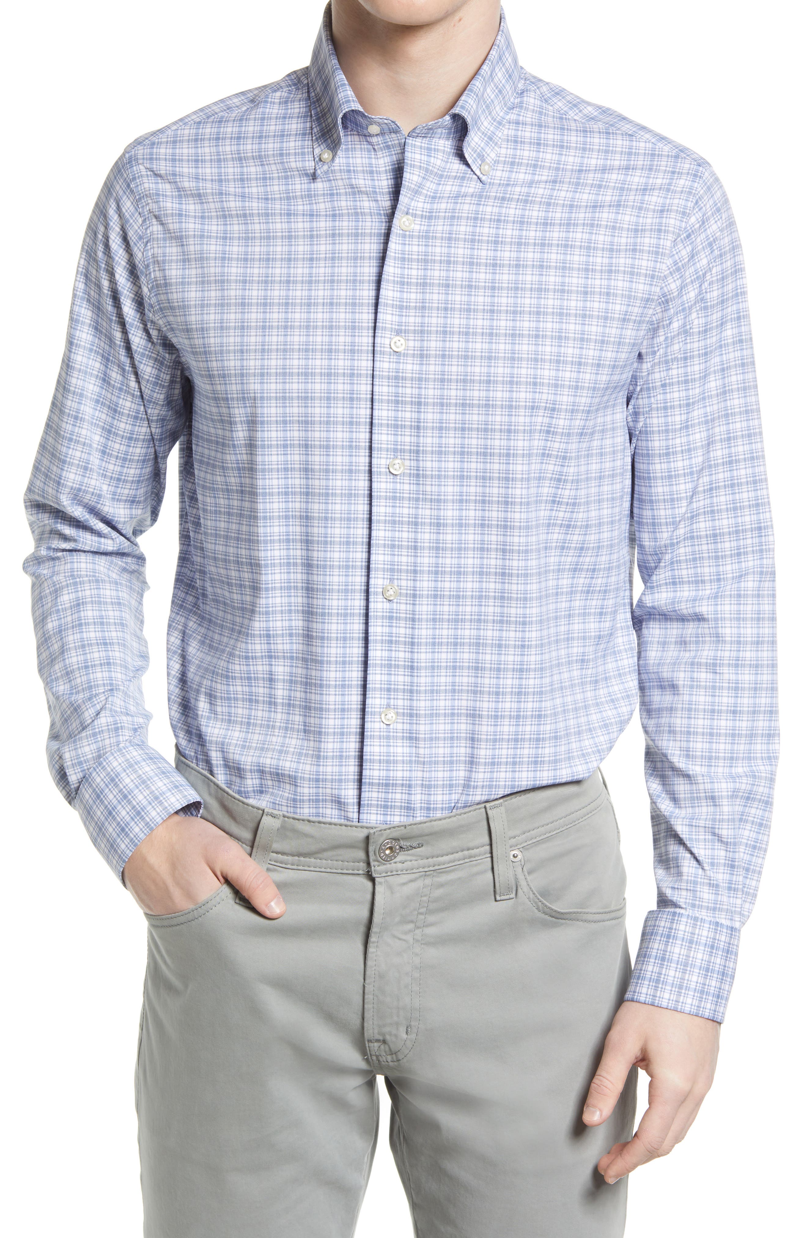 Peter Millar Morton Tailored Fit Plaid 
