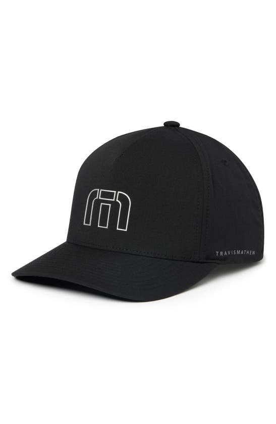 Shop Travismathew Landing Gear Snapback Baseball Cap In Black