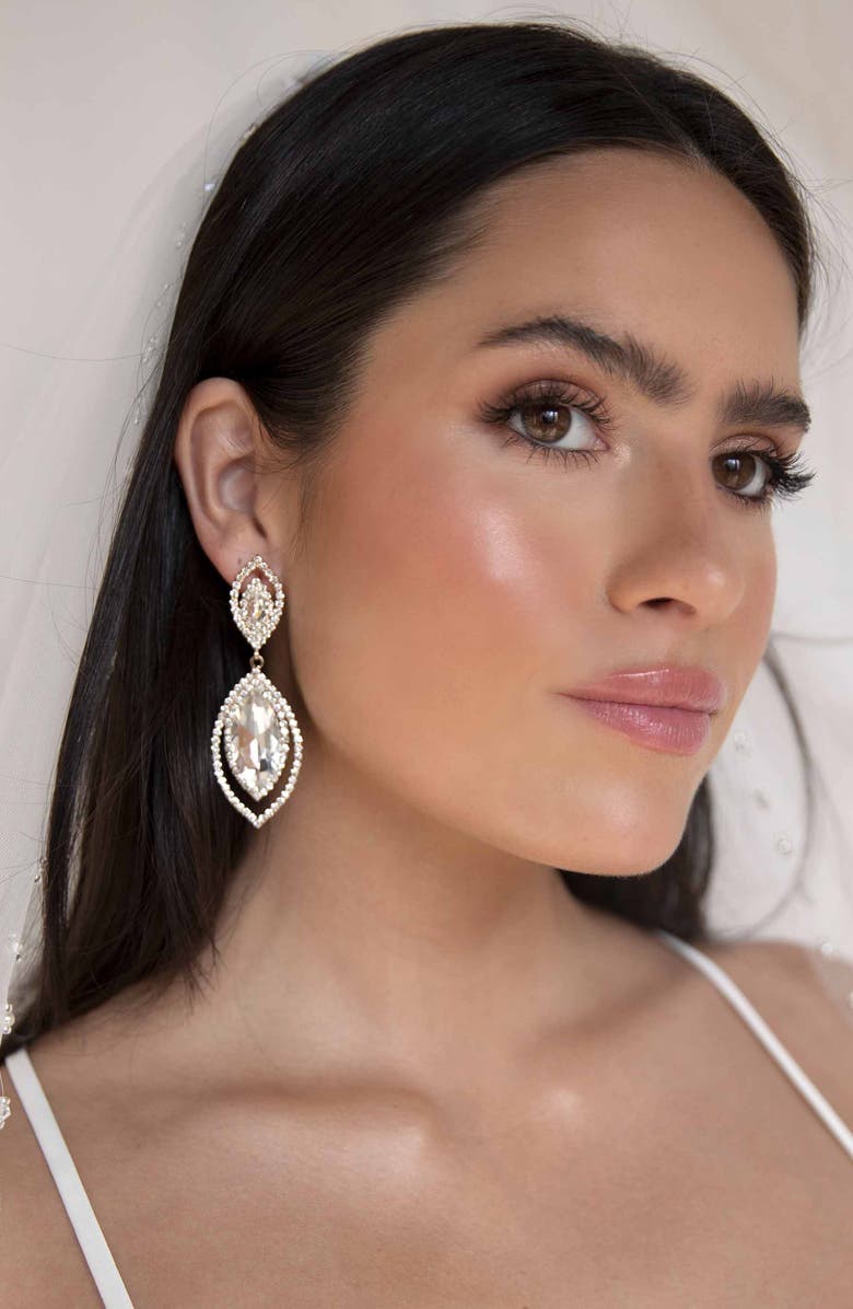 Ettika Large Crystal Drop Earrings Nordstrom