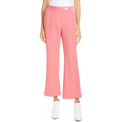 Stine Goya Bob Crop Flare Pants, Pink