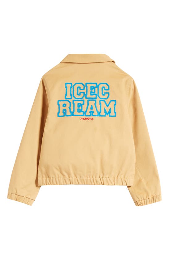 Shop Icecream Kids' Double Stack Zip Jacket In Apple Cinnamon